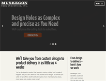 Tablet Screenshot of muskegontool.com